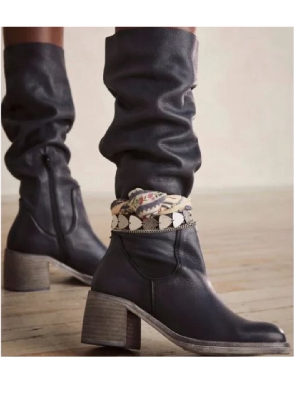 NWOT Free People Essential Tall Slouch Boots, EUR37.5